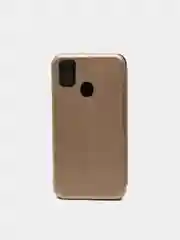 Золотой чехол-книжка Samsung Galaxy A21s (Самсунг Галакси А21с)