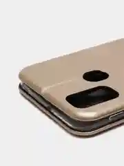 Золотой чехол-книжка Samsung Galaxy A21s (Самсунг Галакси А21с)