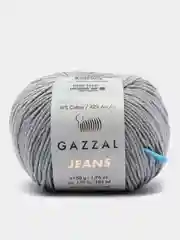 Серый пряжа Gazzal Jeans 58% Хлопок 42% Акрил 50г 170м  Газал Джинс