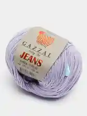 Лавандовый пряжа Gazzal Jeans 58% Хлопок 42% Акрил 50г 170м  Газал Джинс