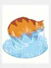 Картина по номерам "Призрачный котик", на холсте, с подрамником, 50 x 40