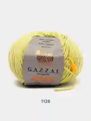Лайм пряжа Gazzal Jeans 58% Хлопок 42% Акрил 50г 170м  Газал Джинс