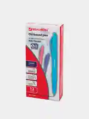 Ручка шариковая автомат BRAUBERG FRUITY Pastel, синяя, 12 штук, 0,35 мм