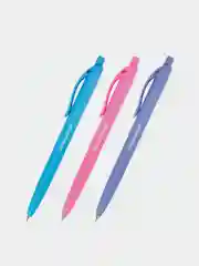 Ручка шариковая автомат BRAUBERG FRUITY Pastel, синяя, 12 штук, 0,35 мм