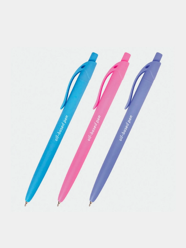 Ручка шариковая автомат BRAUBERG FRUITY Pastel, синяя, 12 штук, 0,35 мм