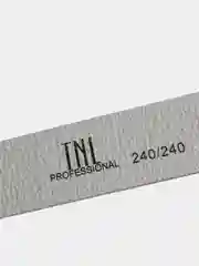 Пилка для ногтей TNL "Широкая серая"