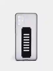 Черный противоударный чехол с ремешком-держателем для Samsung Galaxy S20, S20 Plus, S20 Ultra