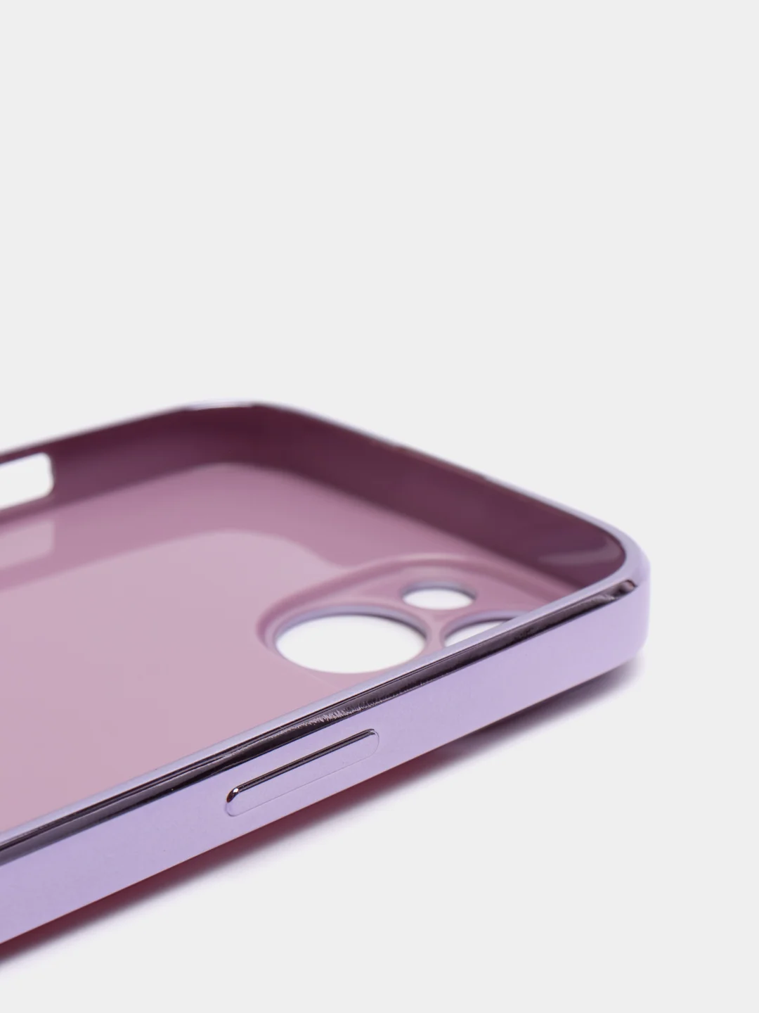 Фиолетовый чехол для iPhone 13 Pro Max силиконовый айфон про макс