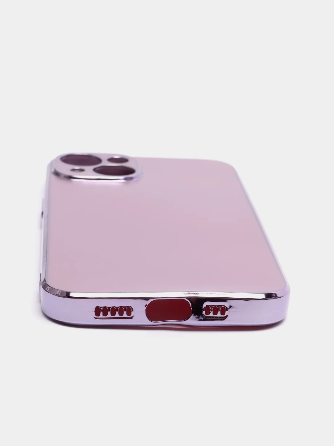 Фиолетовый чехол для iPhone 13 Pro Max силиконовый айфон про макс