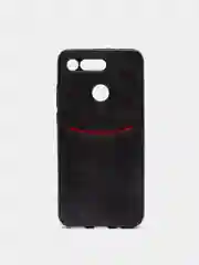 Черный чехол Huawei Honor из эко кожи на модели Nova 5T 20 Lite 10i 20i V20 8C 9C P40 Lite E Y7P