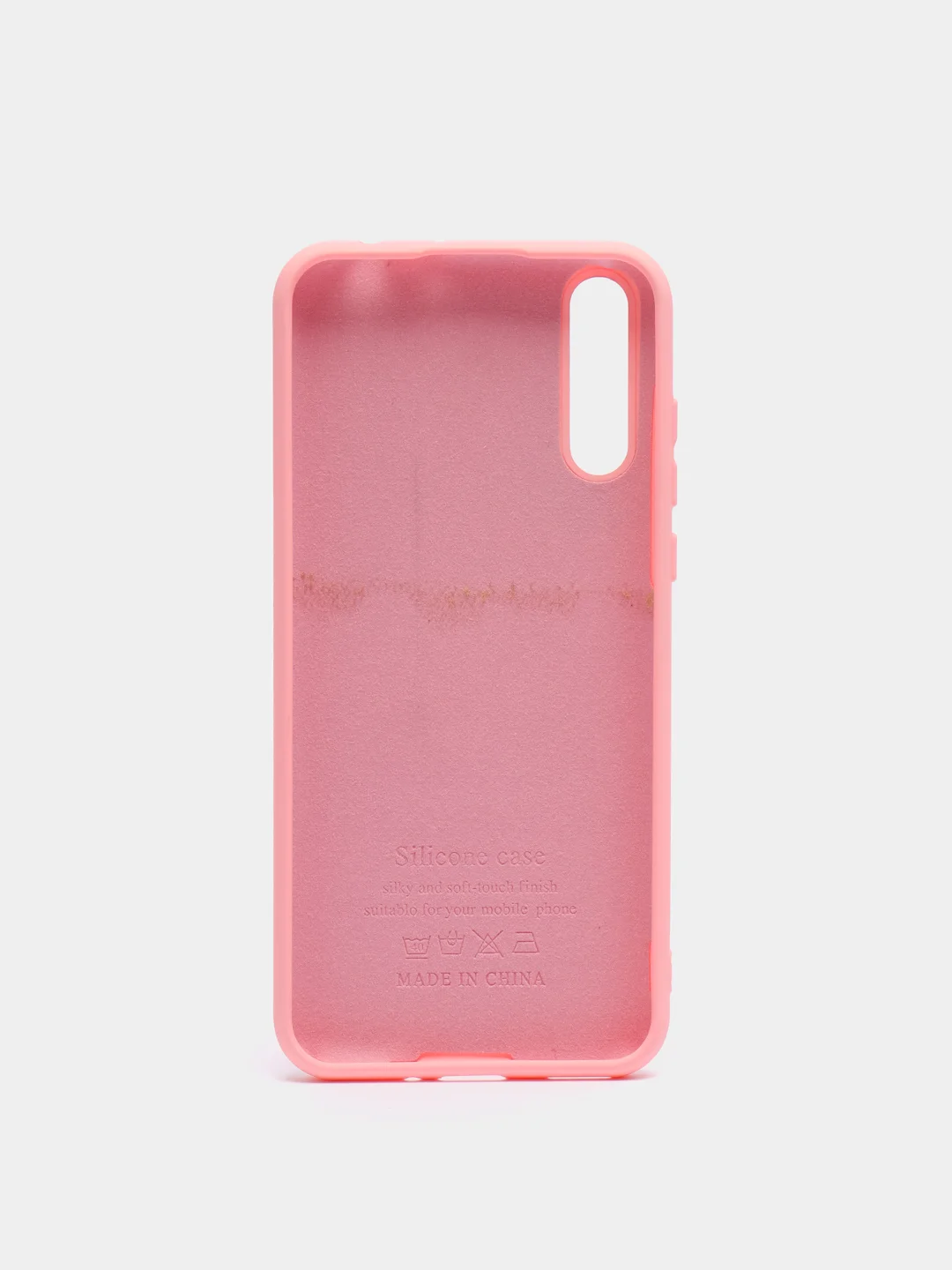 Розовый чехол Siliconе Case для Huaw