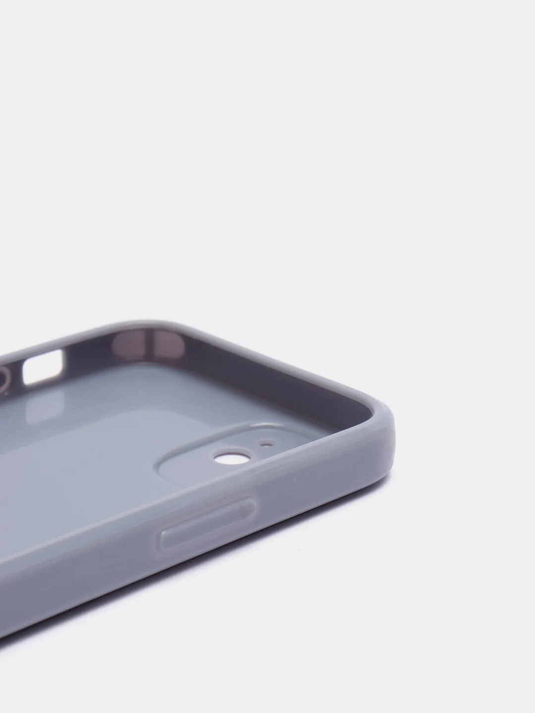 Небесно-голубой силиконовый глянцевый чехол для iPhone 12, 12 Pro, 12 mini, 11, 11 Pro, XR