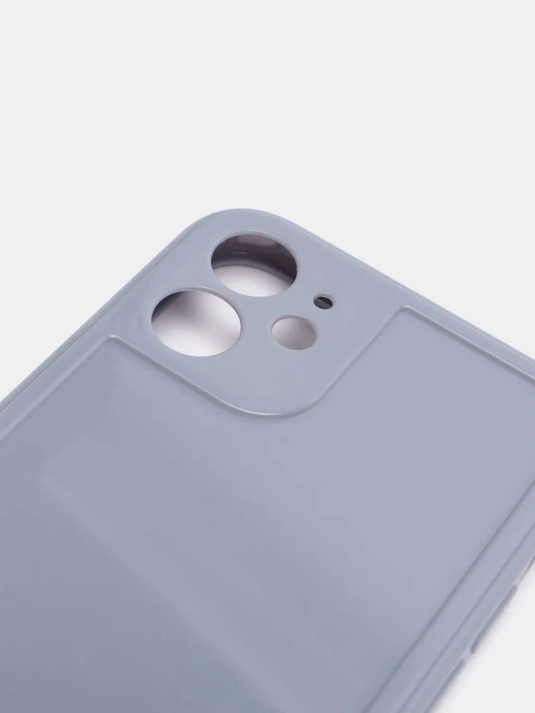 Небесно-голубой силиконовый глянцевый чехол для iPhone 12, 12 Pro, 12 mini, 11, 11 Pro, XR