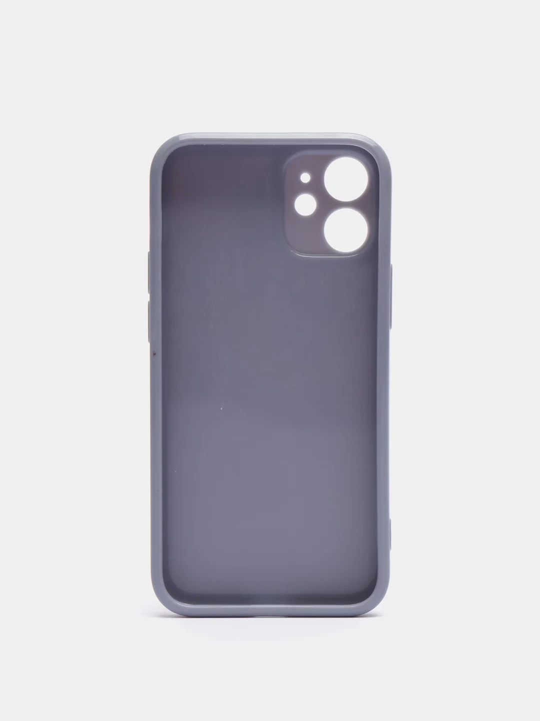 Небесно-голубой силиконовый глянцевый чехол для iPhone 12, 12 Pro, 12 mini, 11, 11 Pro, XR