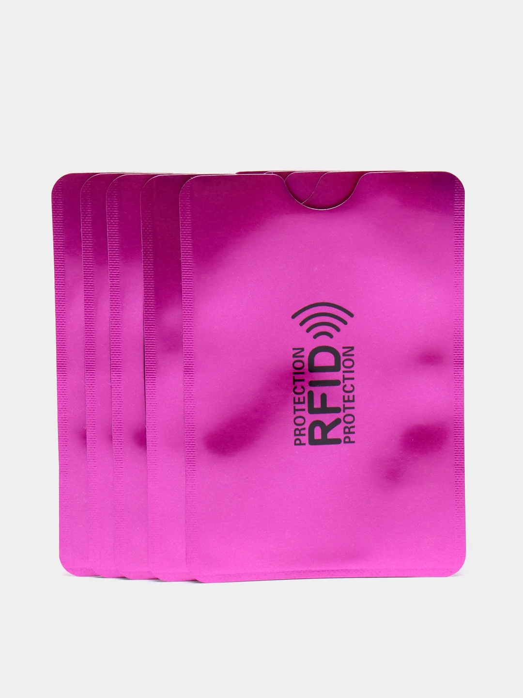 Розовый чехол для банковских карт АнтиВор RFID