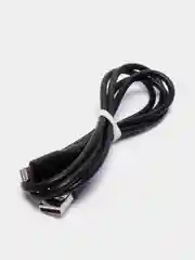 Черный кабель для зарядки iPhone 6, 7, 8, X, XS, XR, 11 USB Lightning Borofone BX48