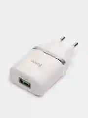 Белый сетевое зарядное устройство HOCO C12Q (QC3.0, до 3A, 18W)