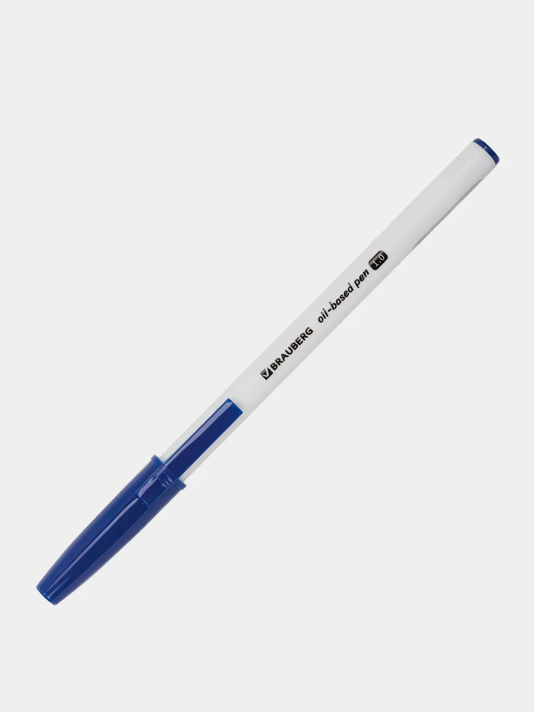 Ручка шариковая BRAUBERG Stick Medium, синяя, 48 штук, линия 0,5 мм