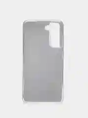 Серебряный чехол блестящий для Samsung Galaxy S21FE, накладка c блёстками для Самсунг S21 FE