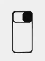 Черный чехол с защитой камеры для iPhone   12 PRO MAX