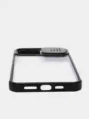 Черный чехол с защитой камеры для iPhone   12 PRO MAX