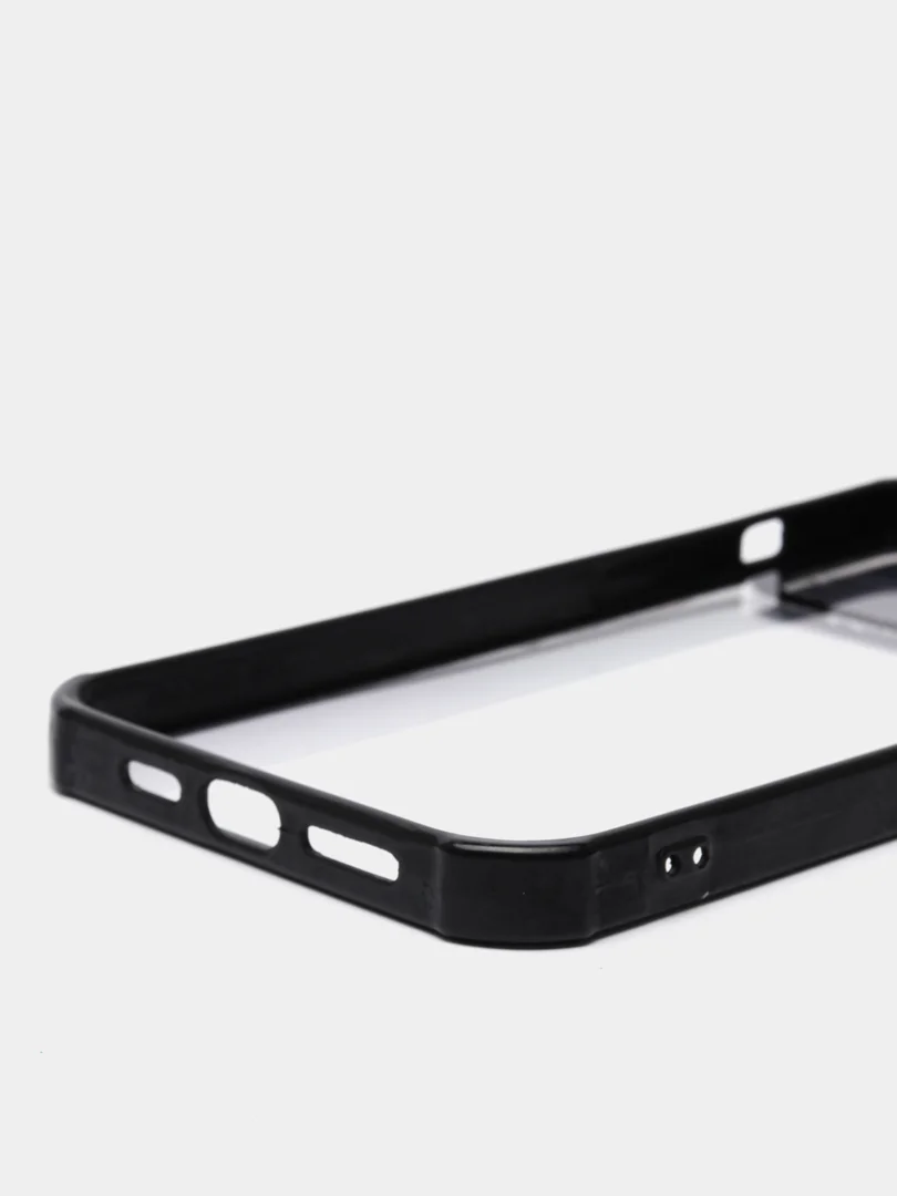 Черный чехол с защитой камеры для iPhone   12 PRO MAX