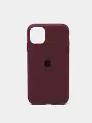 Тёмно-бордовый чехол для iPhone XR, 11, 12, 12 Pro, 12 Pro MAX, 13, 13 Pro, 13 Pro MAX