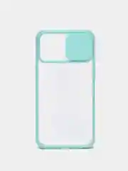 Бирюзовый чехол с защитой камеры для iPhone   12 PRO MAX