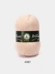 Карамельный пряжа Vita Brilliant 55% Акрил 45% Шерсть Ластер 100г 380м