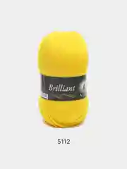 Желтый пряжа Vita Brilliant 55% Акрил 45% Шерсть Ластер 100г 380м
