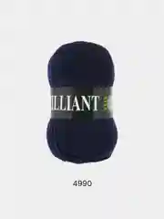 Темно-синий пряжа Vita Brilliant 55% Акрил 45% Шерсть Ластер 100г 380м