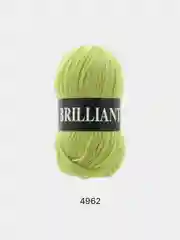 Салатовый пряжа Vita Brilliant 55% Акрил 45% Шерсть Ластер 100г 380м