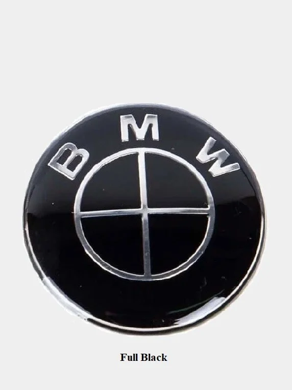 Черный эмблема наклейка на руль BMW 45 mm
