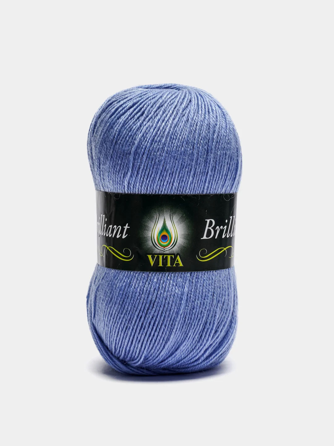 Серебряный пряжа Vita Brilliant 55% Акрил 45% Шерсть Ластер 100г 380м