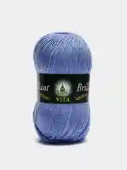 Серебряный пряжа Vita Brilliant 55% Акрил 45% Шерсть Ластер 100г 380м