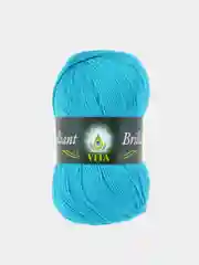 Морской пряжа Vita Brilliant 55% Акрил 45% Шерсть Ластер 100г 380м