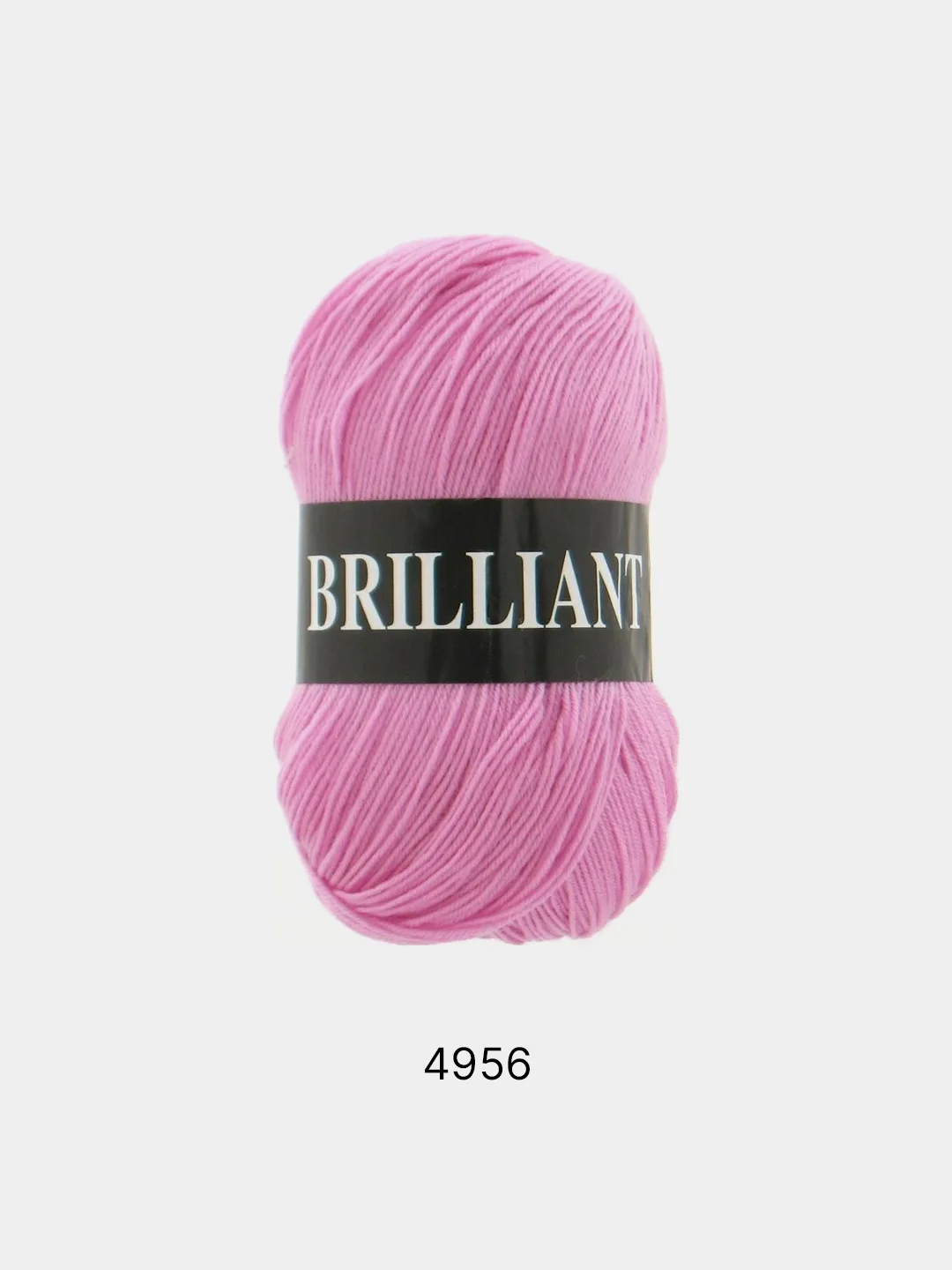 Розовый пряжа Vita Brilliant 55% Акрил 45% Шерсть Ластер 100г 380м