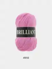 Розовый пряжа Vita Brilliant 55% Акрил 45% Шерсть Ластер 100г 380м