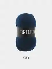 Синий меланж пряжа Vita Brilliant 55% Акрил 45% Шерсть Ластер 100г 380м