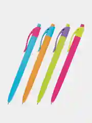 Ручка шариковая автоматическая Brauberg fruity RX, синяя, 12 штук, 0,35 мм