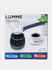 Белый турка металлическая, стеклянная, LUMME