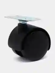 Опора колёсная с площадкой, со стопором, 40/50мм