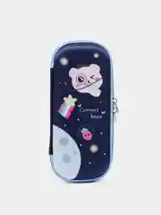 Тёмно-розовый пенал школьный
