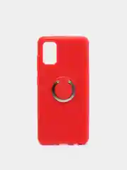 Красный чехол для Samsung Galaxy A21, A21S, A31, A41, A71, A91/ S10 Lite с кольцом-держателем