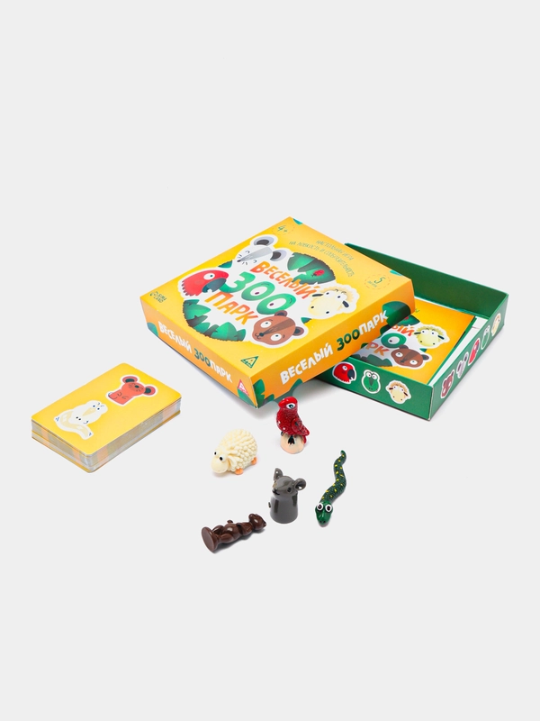 Настольная игра "Веселый зоопарк" на ловкость и сообразительность