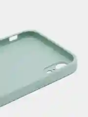 Мятный чехол для iPhone 11, 12, 13, 12 Pro Max, 12 Pro, силиконовый, со стеклянной панелью