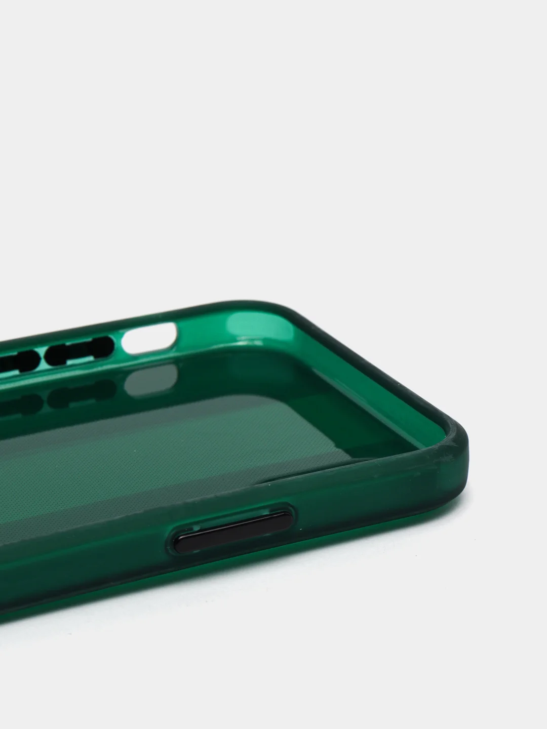 Зеленый чехол на iPhone X, XS, 1,5 мм Плотный цветной