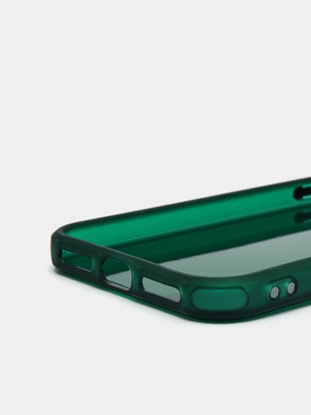 Зеленый чехол на iPhone X, XS, 1,5 мм Плотный цветной