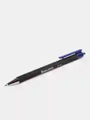 Ручка-автомат шариковая BRAUBERG Capital+, синяя, soft-touch, 0,35 мм, 12 штук, 880189