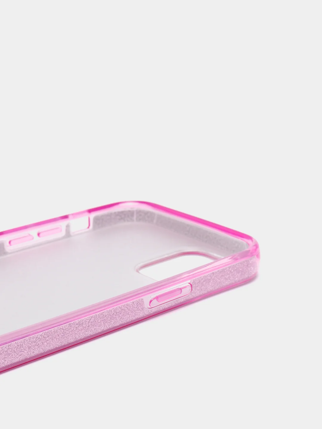 Лавандовый чехол блестящий, накладка c блестками iPhone 12